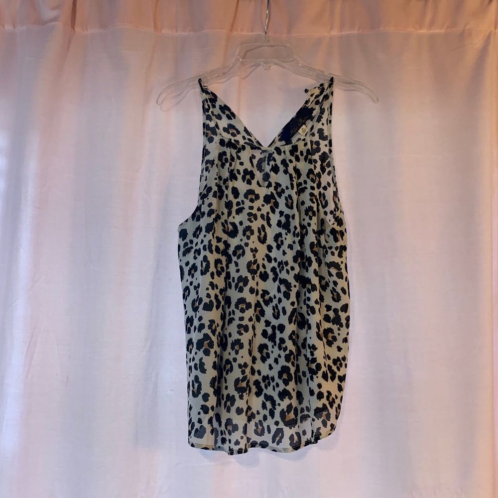 Cheetah Print Tank Top